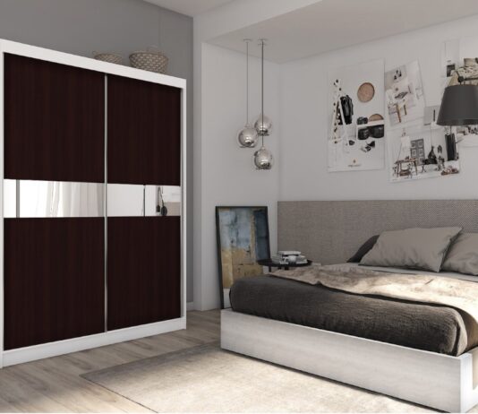 szafa dwudrzwiowa biała